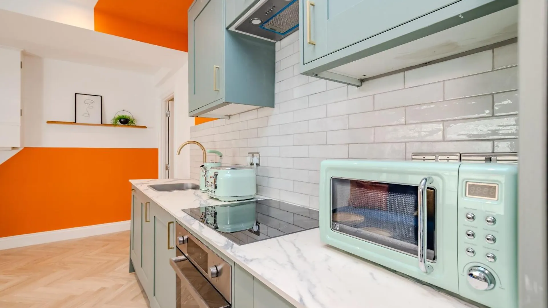 Apartament Central Comfort L 2-Bedroom Flat With Extra Sleeping Options Okręg wyborczy Hove Wielka Brytania